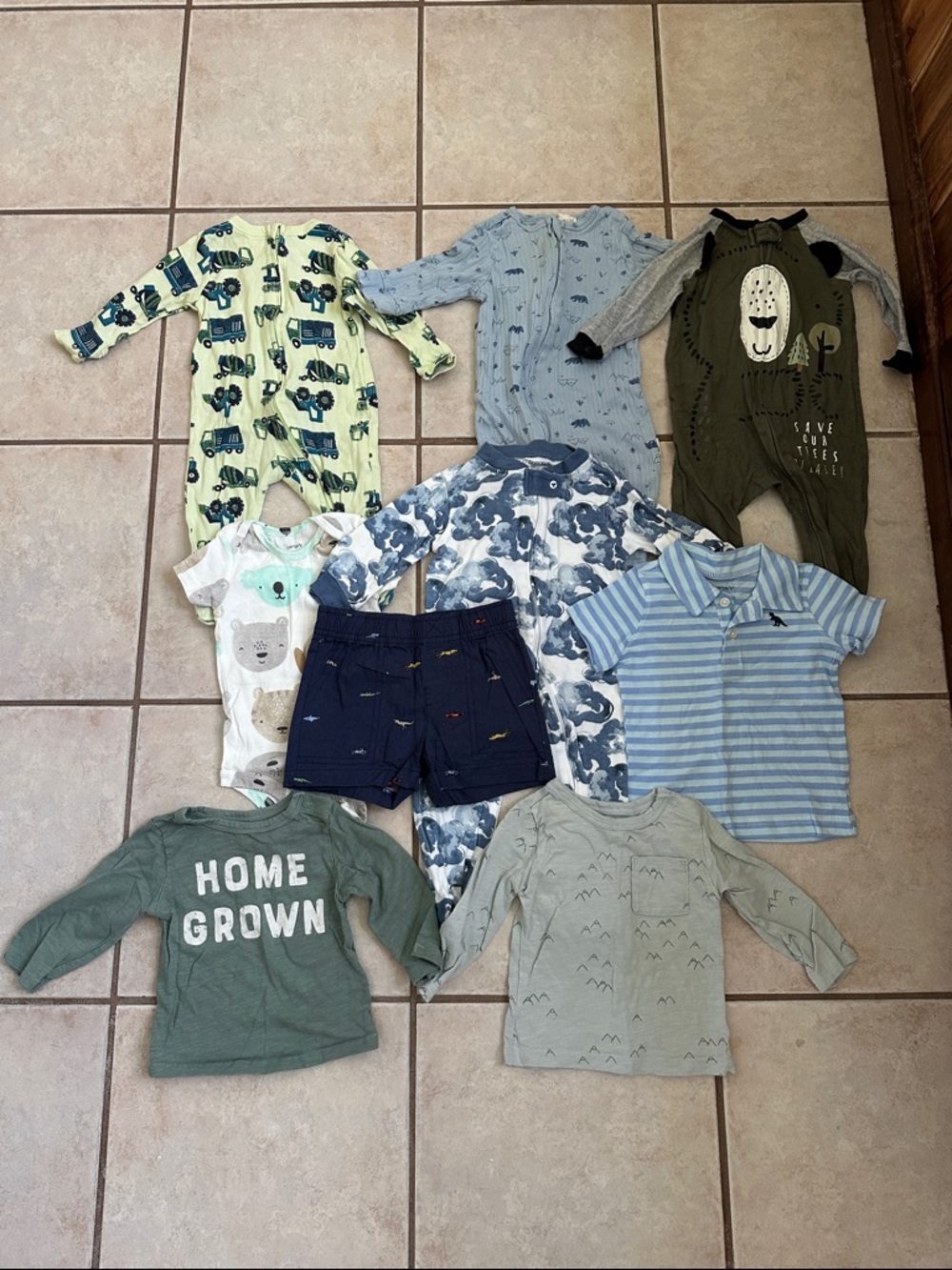 Baby Boy Nature Inspired Bundle 3-6mo